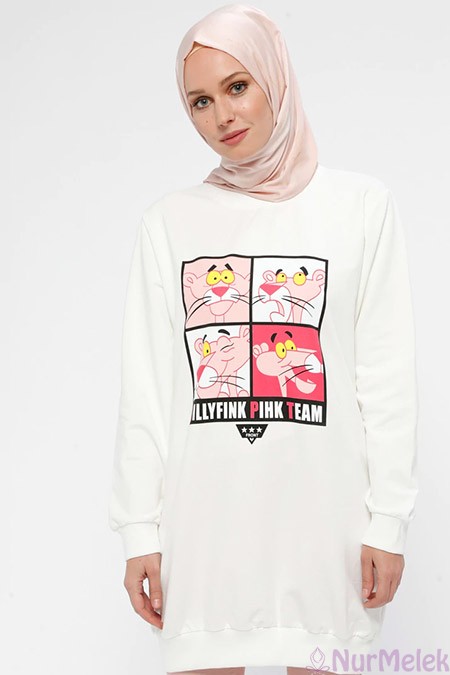 Genç mevsimlik tesettür sweatshirt