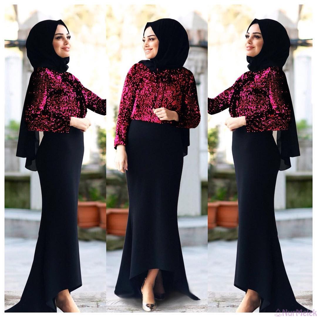 2019 A Damga Vuracak Tesettur Mezuniyet Elbiseleri