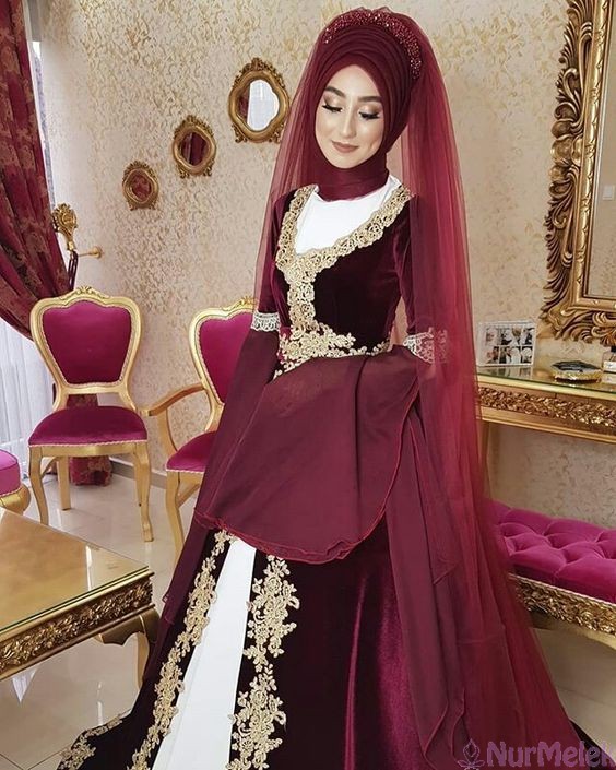 tesettür kına elbiseleri 2019-15