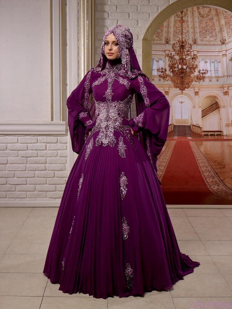 tesettür kına elbiseleri 2019-5