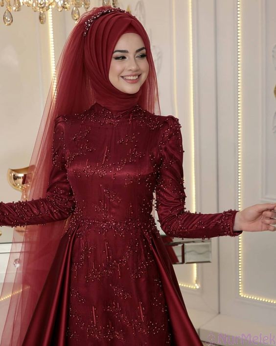 tesettür kına elbiseleri 2019-9