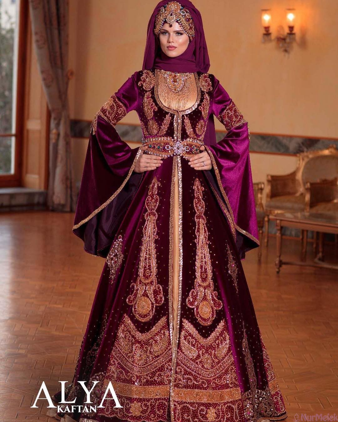 tesettür kına elbisesi 2019