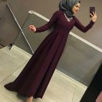kuyruklu tesettür söz elbisesi