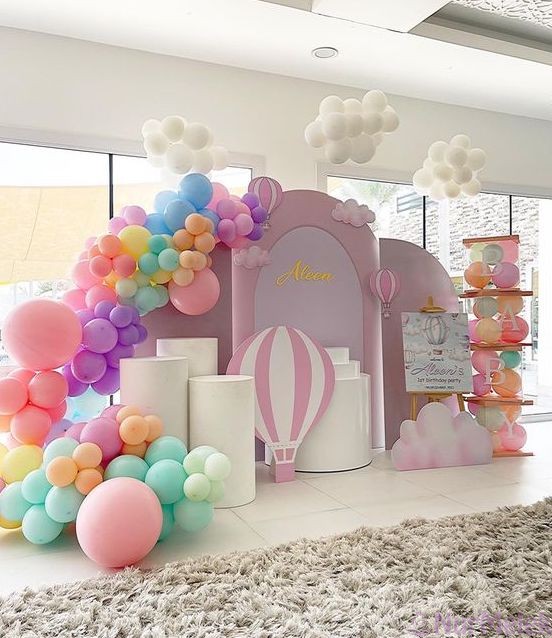 kız baby shower konsept fikiri