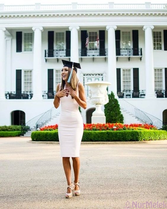 beyaz mezuniyet elbisesi 2020