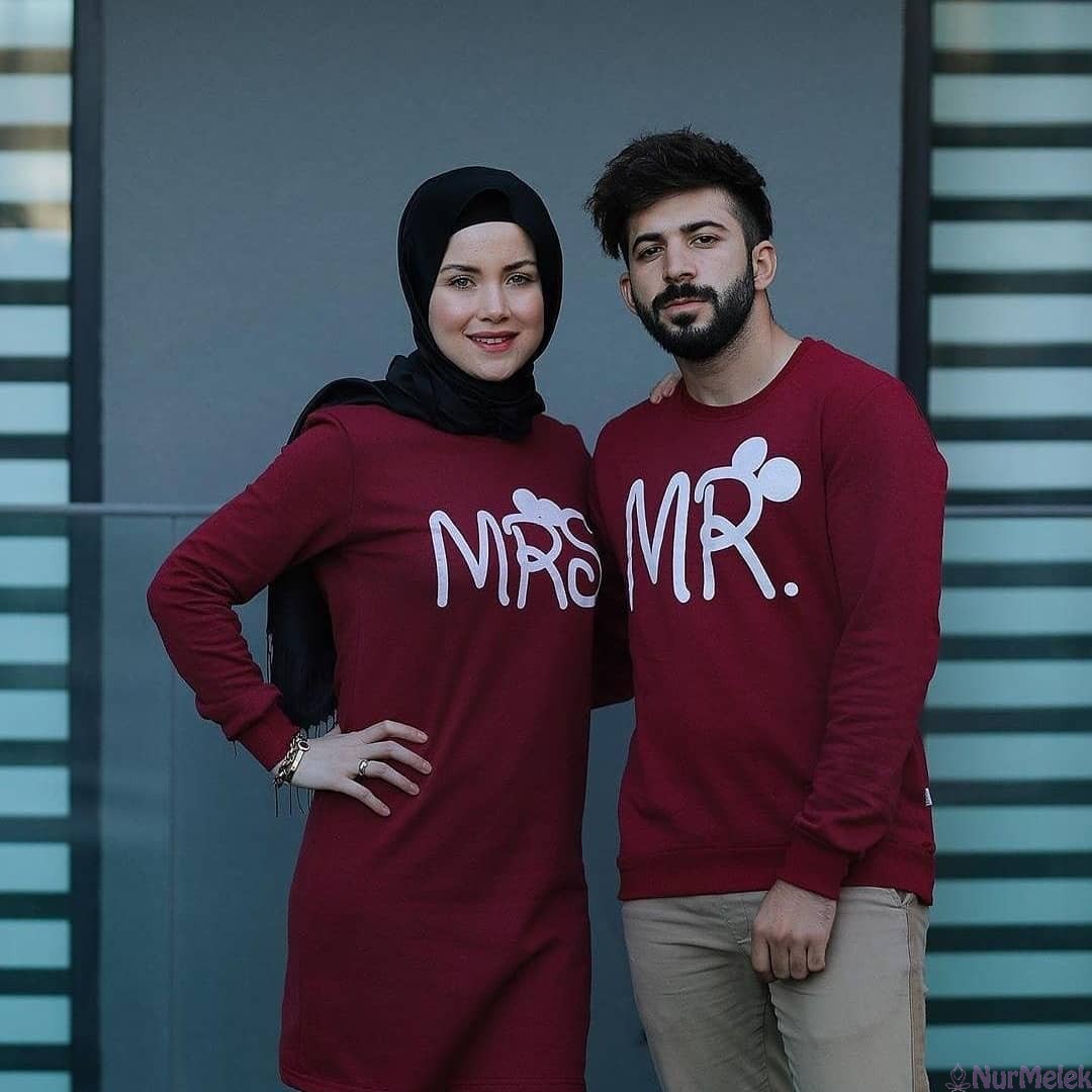 Bay Bayan Kırmızı Sweat Çift Kombini