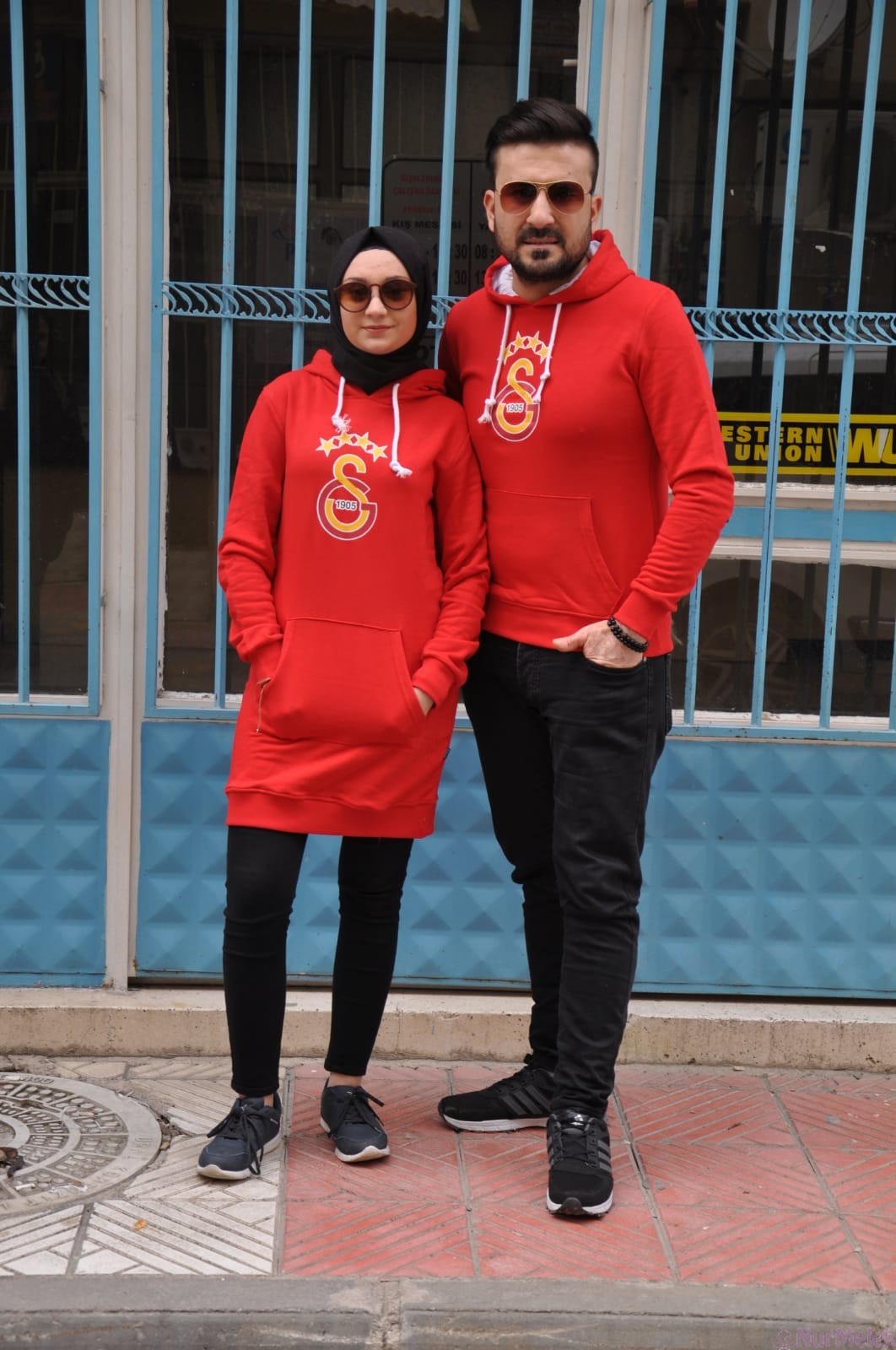 Galatasaray Logolu Tesettür Çift Kombini