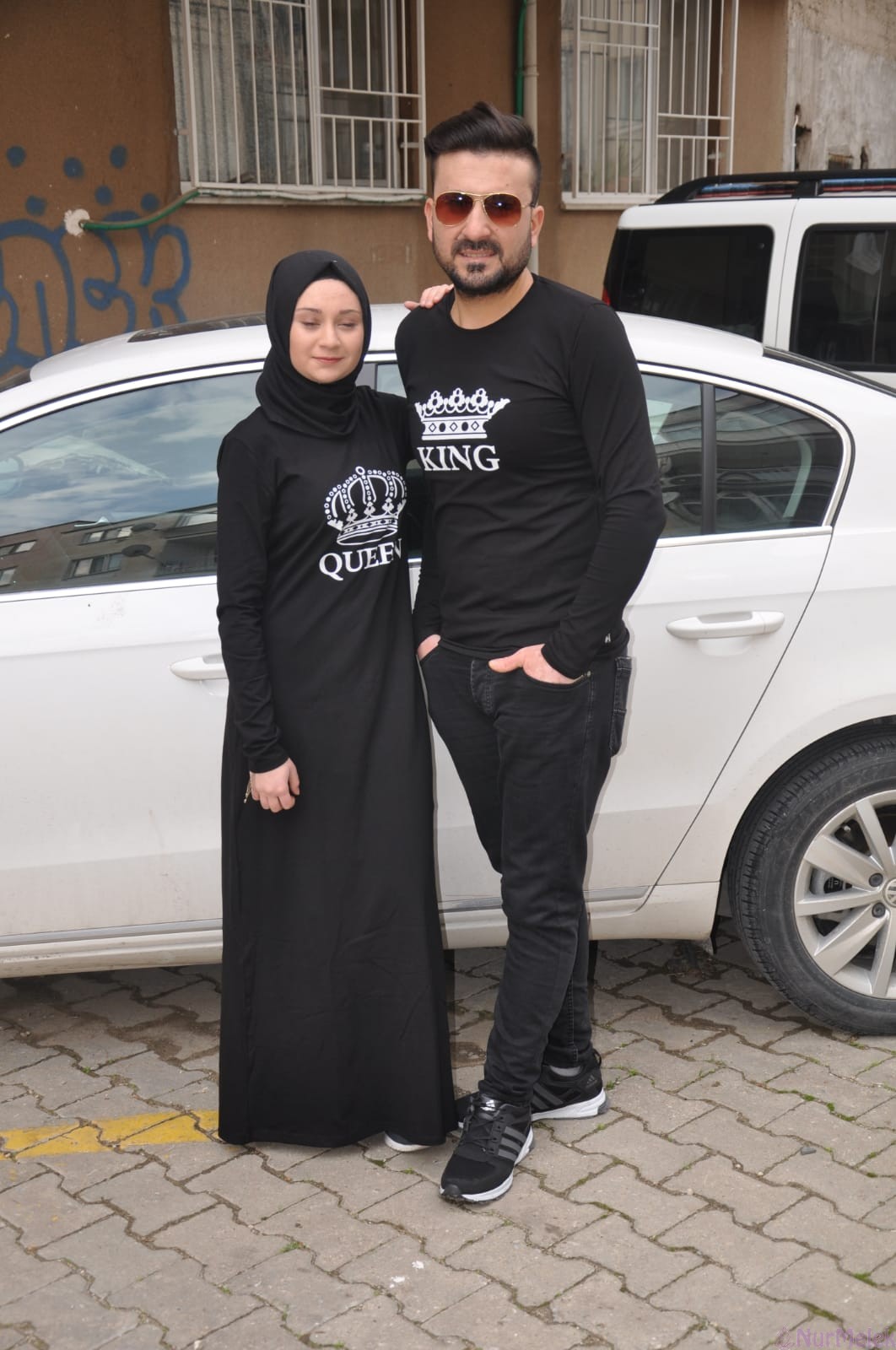 Uzun Spor Tesettür Elbise Erkek Sweat Çift Kombini