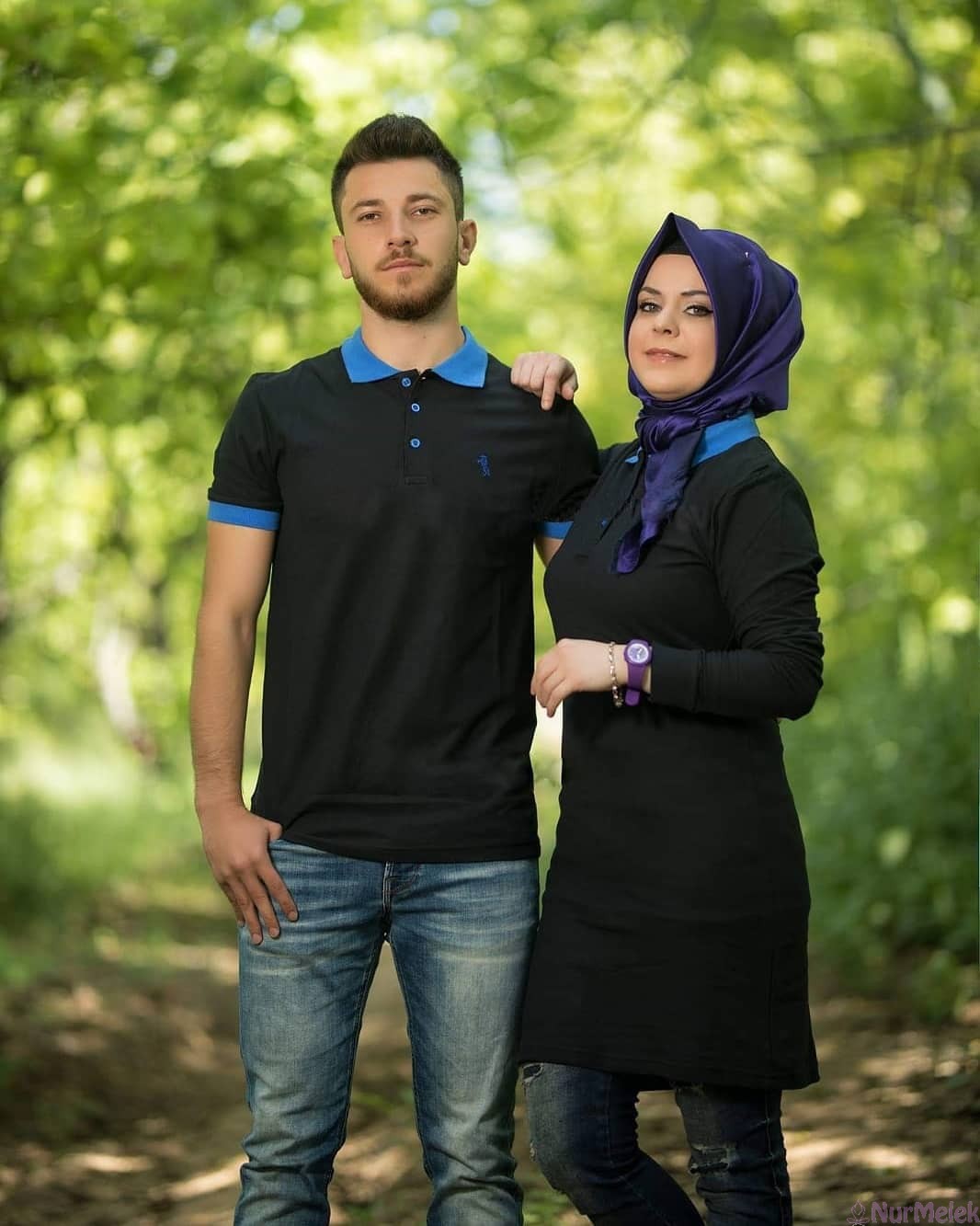 Yazlık Siyah Tesettür Sevgili Kombini