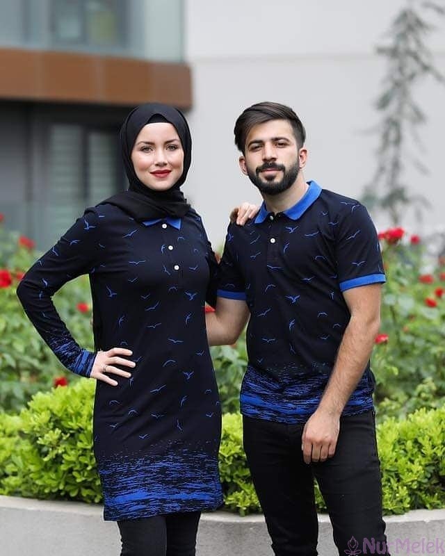 Yazlık Tesettür Çift Kombini 2020