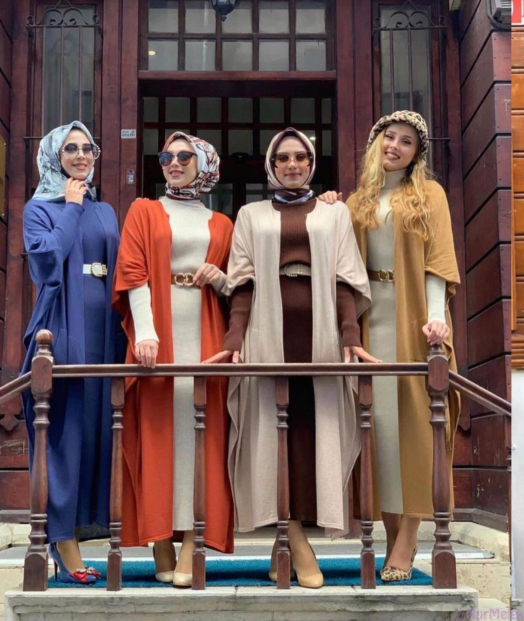 triko hırka elbise kışlık tesettür takım