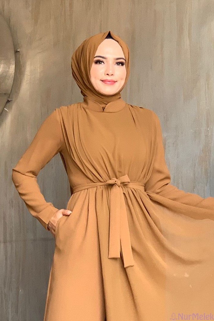 taba şifon şal kombini