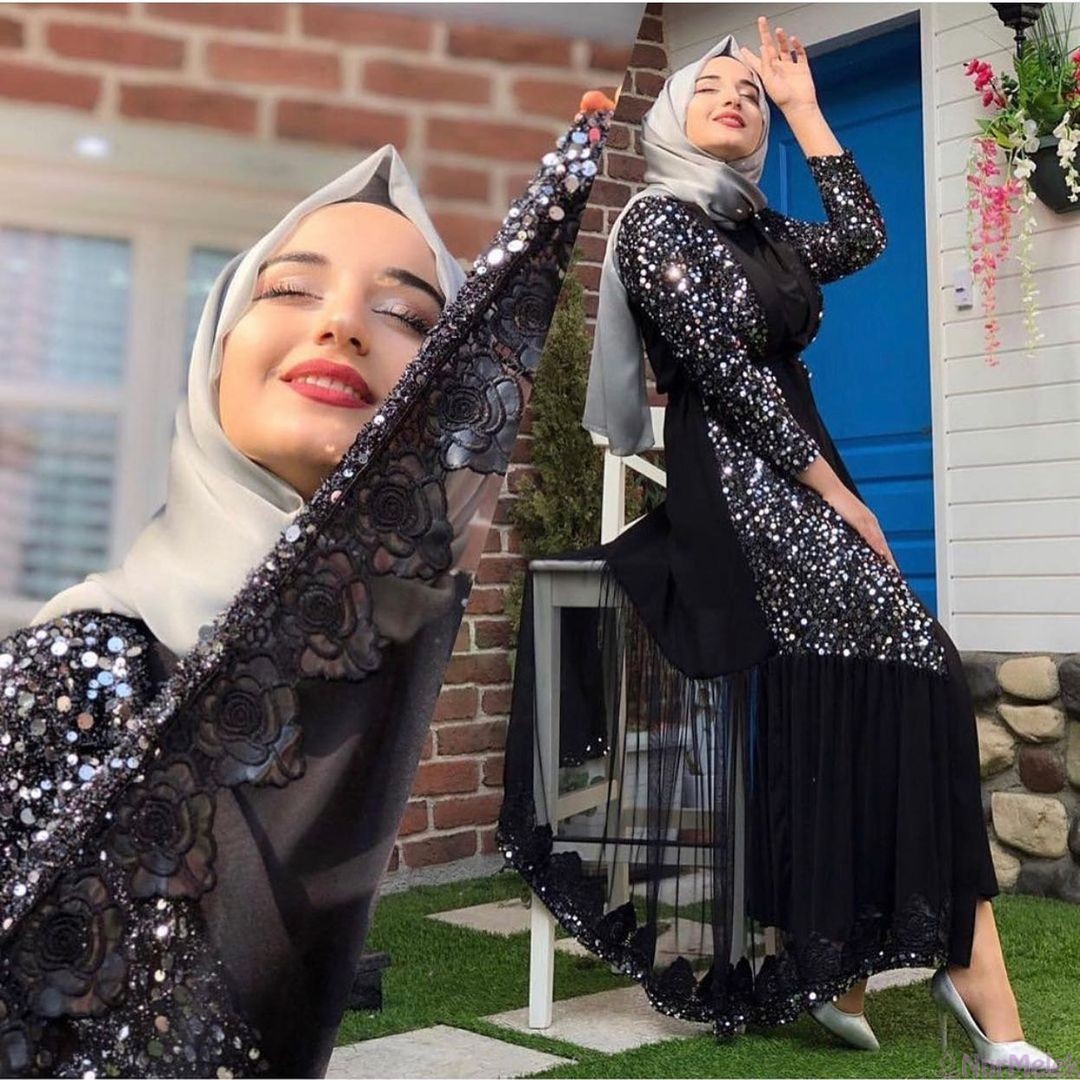tesettür mezuniyet abaya modeli