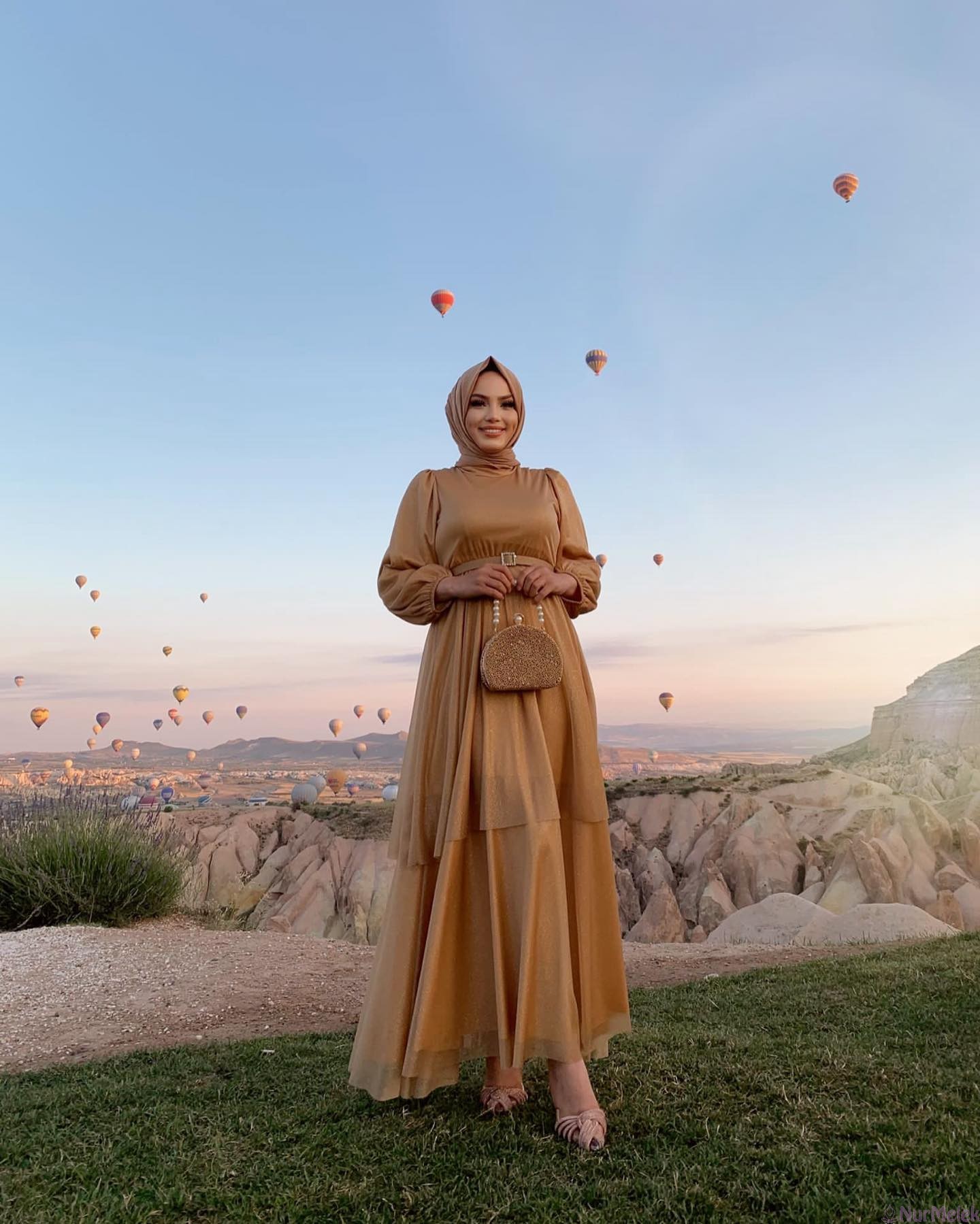 yazlık taba tesettür abiye