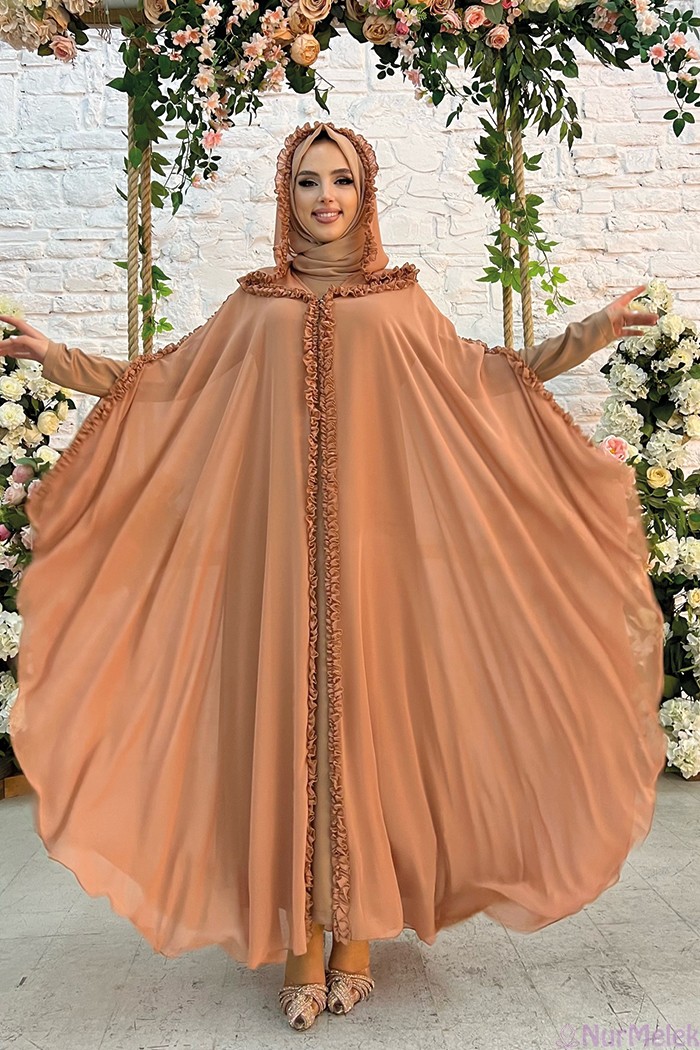 tesettür nişan abaya elbise 2023