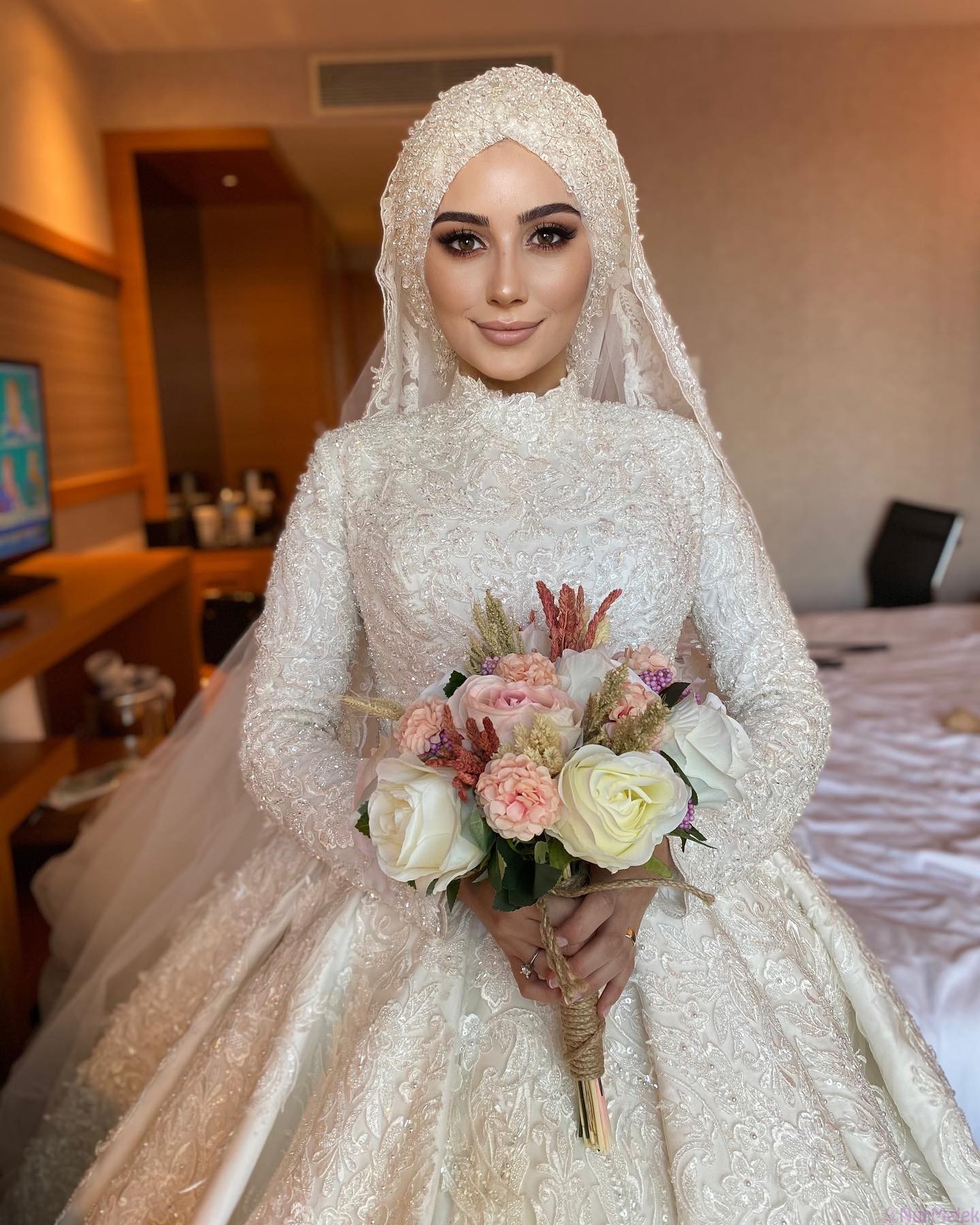 yeni trend nikah türban tasarımı