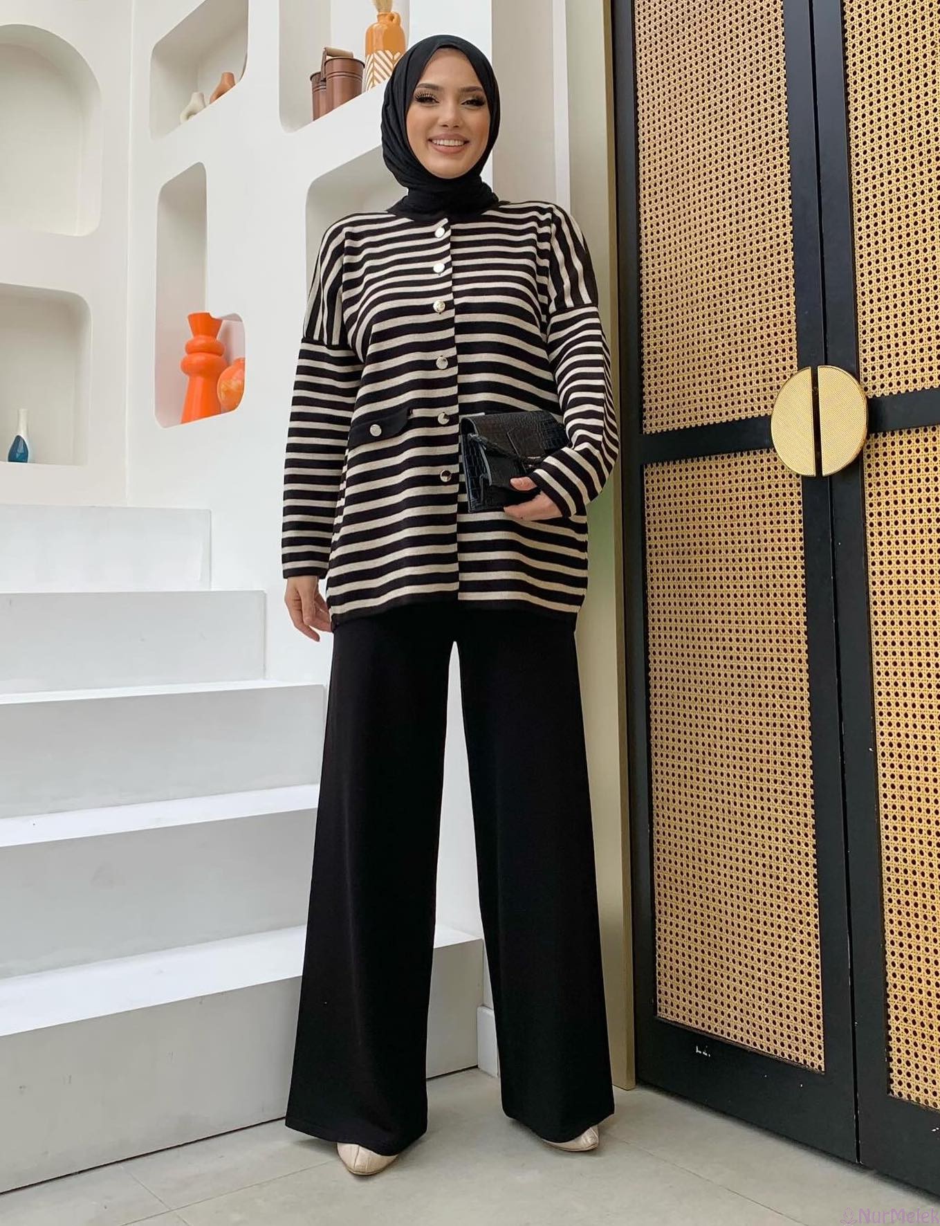 anne tesettür triko takım