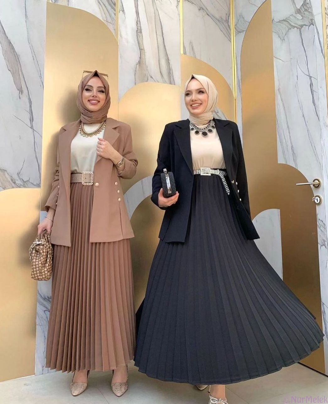 düğmeli blazer modern tesettür ceket
