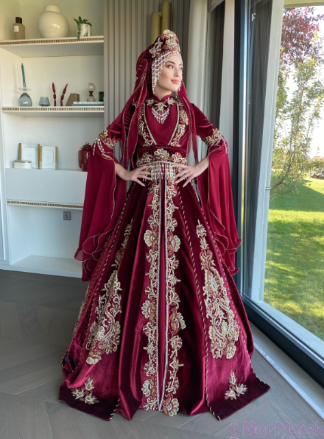 kapalı tesettür kaftan modeli 2024