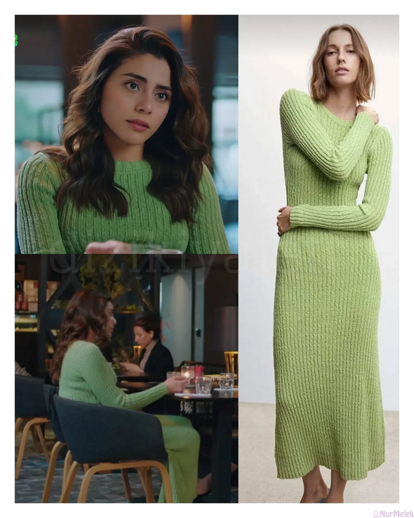 kızılcık şerbeti doğa yeşil elbise