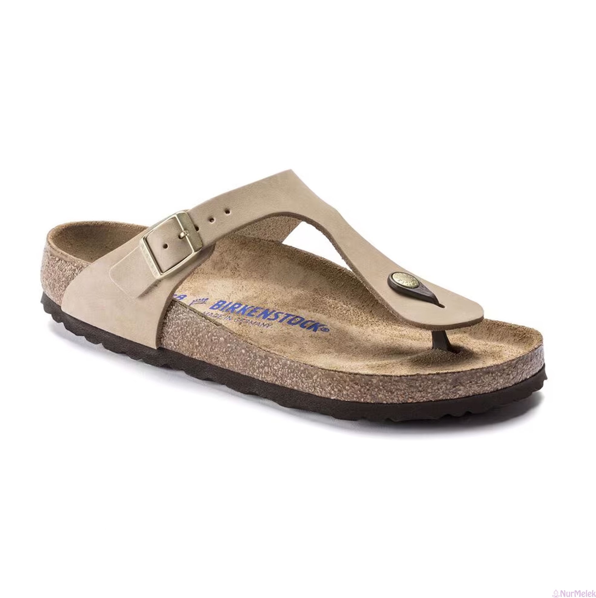 unisex bej Birkenstock terlik 2025