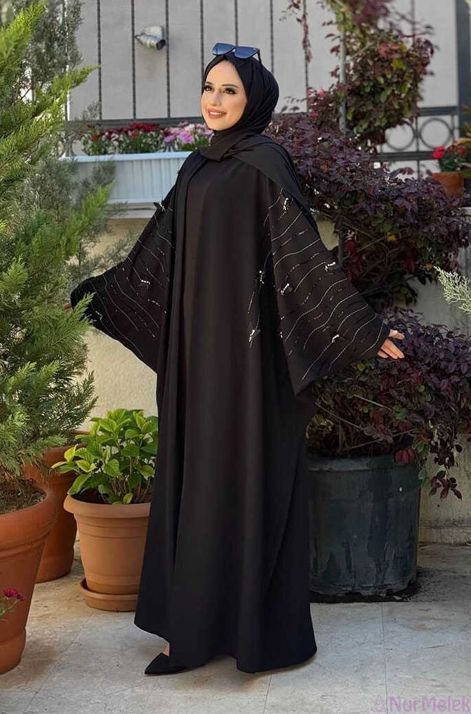 yarasakol siyah mezun öğrenci annesi tesettür abaya modeli