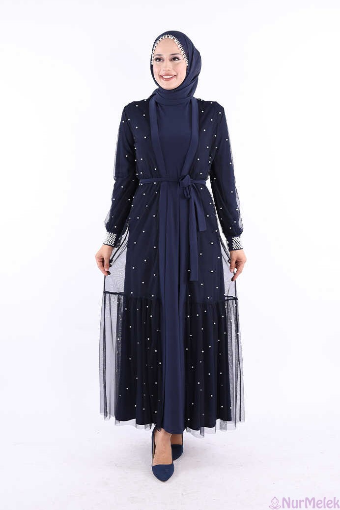 incli tül tesettür abaya takım 2026