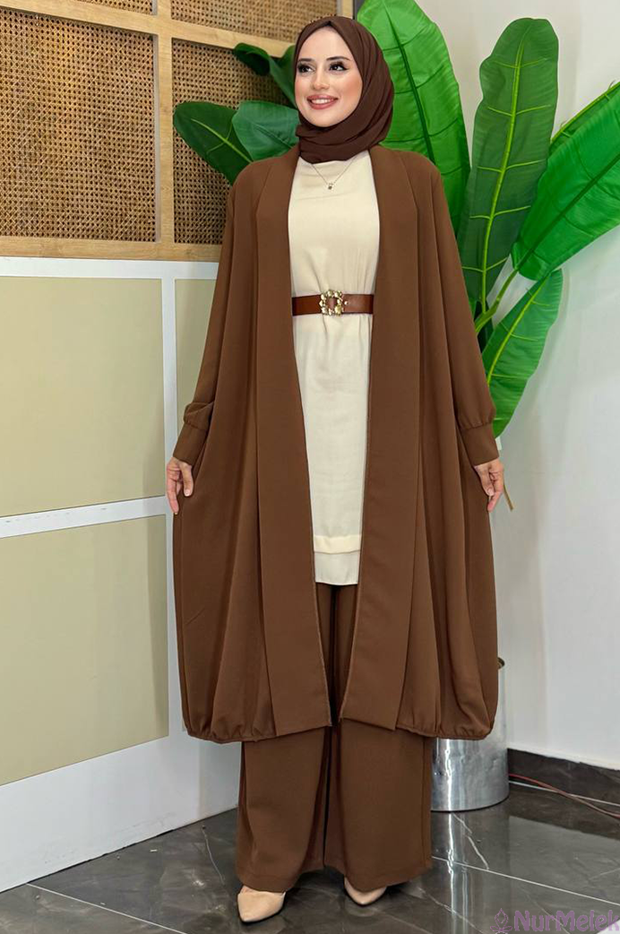kimono pantolon tesettür takım 2026