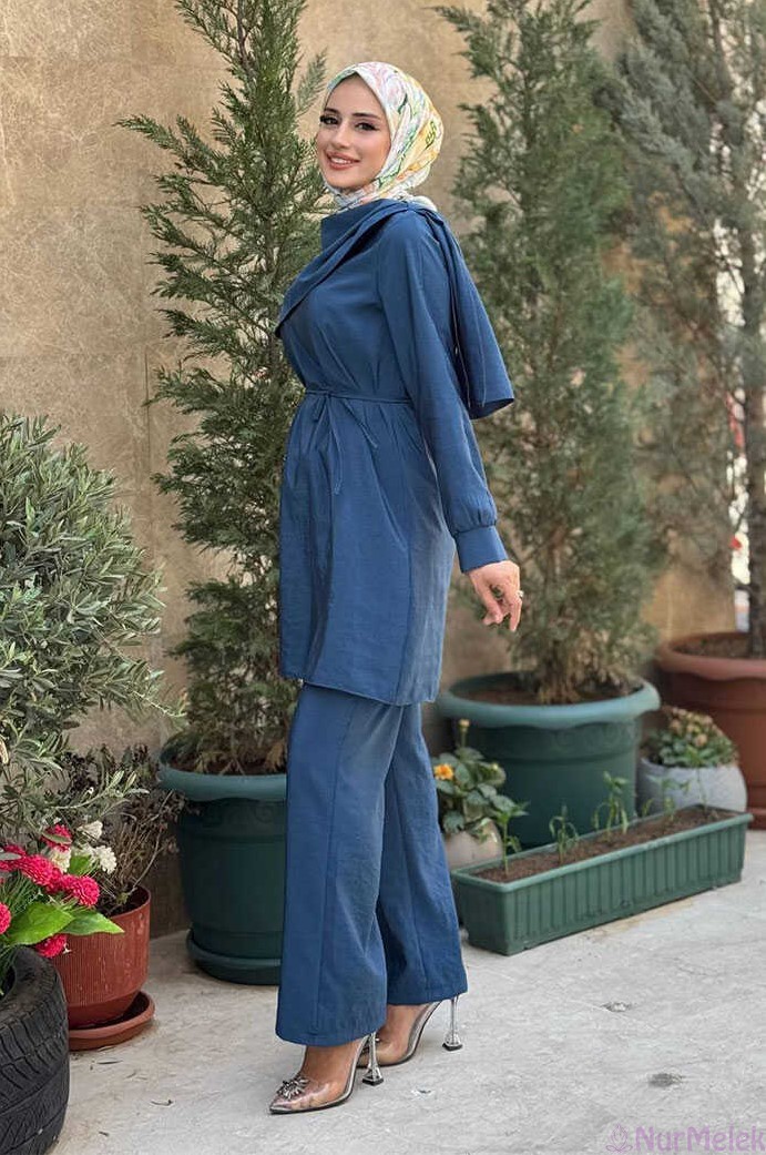 indigo genç tesettür tunik pantolon takım 2026