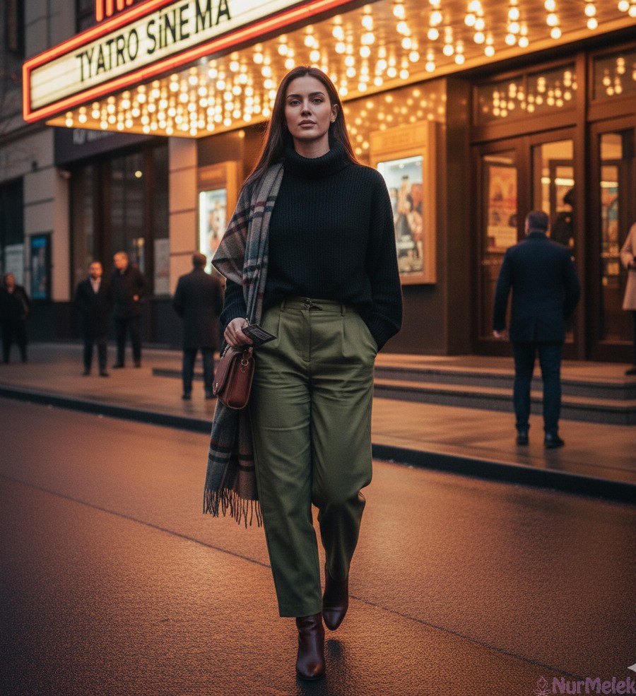 pantolonlu sinema tiyatro kombini
