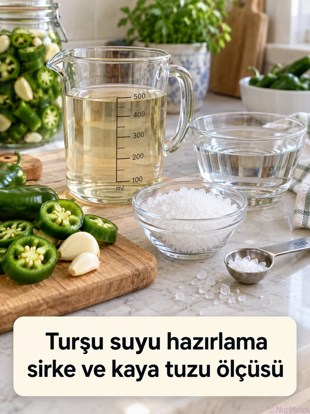 04 Turşu suyu hazırlama sirke ve kaya tuzu ölçüsü