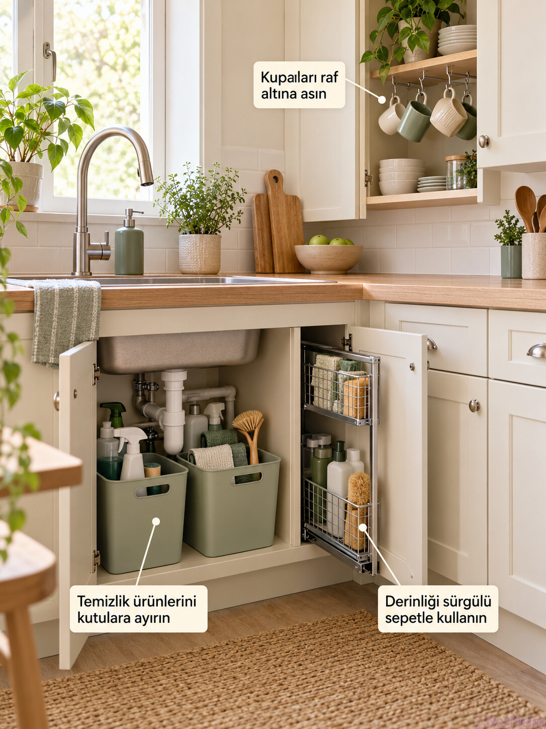 Lavabo Altı Dolap Organizer